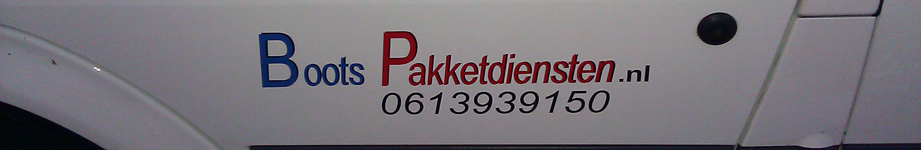 Wij vervoeren alles via de auto.